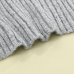 Men's Fashion Stand Collar Solid Striped Long Sleeve Mid-length Knit Cardigan 70689538Z